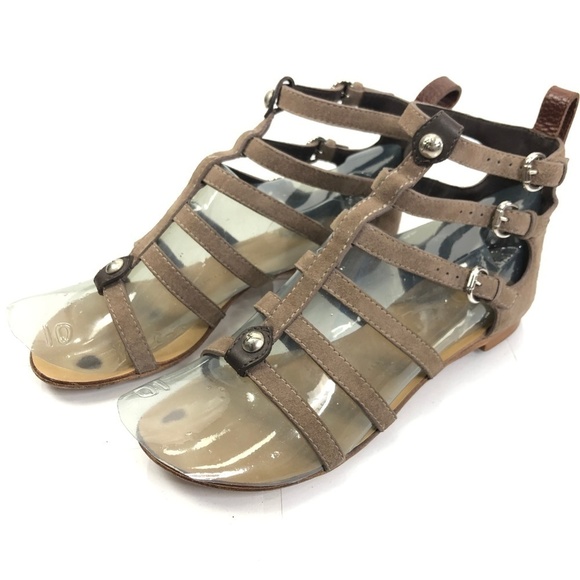 GIUSEPPE ZANOTTI  6.5 Suede Gladiator Sandal - Picture 2 of 8